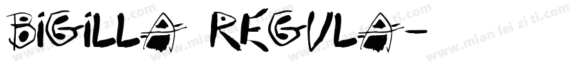 Bigilla Regula字体转换